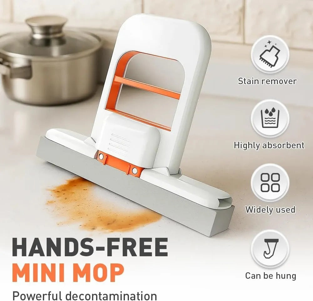 One-Hand Press Mini Mop